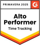 G2 - High Performer Time Tracking - Spring 2025
