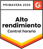 G2 - High Performer Time Tracking - Spring 2025