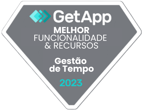 GetApp – Melhor Funcionalidade & Recursos (Gestão de Tempo) 2023 GetApp – Melhor Funcionalidade & Recursos (Gestão de Tempo) 2023