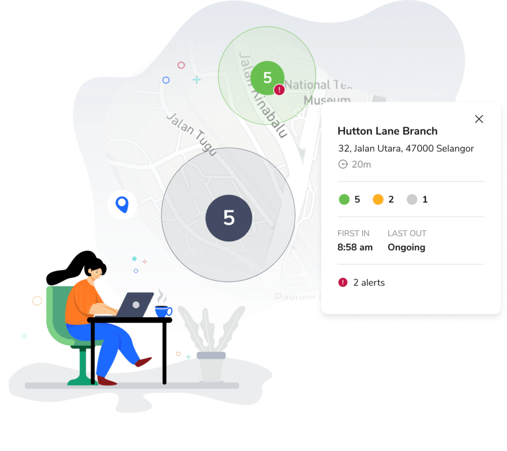 Dashboard de Relatórios de Localização