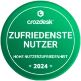 Crozdesk - High User Satisfaction (Happiest Users) 2024 Crozdesk - High User Satisfaction (Happiest Users) 2024