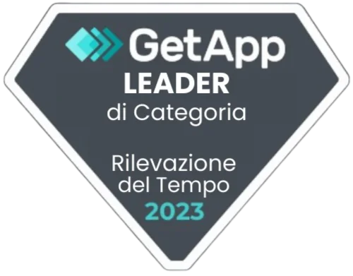 GetApp - Leader di Categoria (Rilevazione del Tempo) 2023 GetApp - Leader di Categoria (Rilevazione del Tempo) 2023