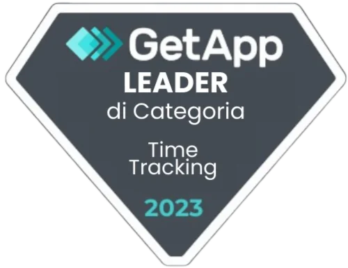 GetApp – Leader di Categoria (Time Tracking) 2023 GetApp – Leader di Categoria (Time Tracking) 2023