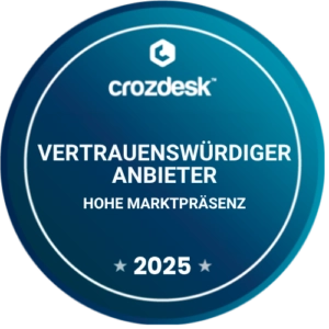 Crozdesk - High Market Presence (Trusted Vendor) 2025 Crozdesk - High Market Presence (Trusted Vendor) 2025