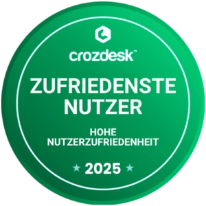 Crozdesk - High User Satisfaction (Happiest Users) 2025 Crozdesk - High User Satisfaction (Happiest Users) 2025