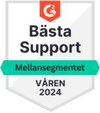 G2 - Best Support Mid-Market - Spring 2024