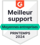 G2 - Best Support Mid-Market - Spring 2024