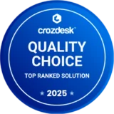 Crozdesk - Top Ranked Solution (Quality Choice) 2025 Crozdesk - Top Ranked Solution (Quality Choice) 2025
