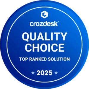 Crozdesk - Top Ranked Solution (Quality Choice) 2025 Crozdesk - Top Ranked Solution (Quality Choice) 2025