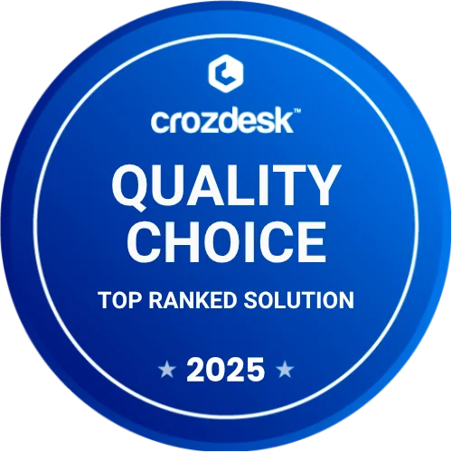 Crozdesk - Top Ranked Solution (Quality Choice) 2025 Crozdesk - Top Ranked Solution (Quality Choice) 2025