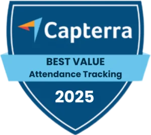 Capterra - Best Value (Attendance Tracking) 2025 Capterra - Best Value (Attendance Tracking) 2025