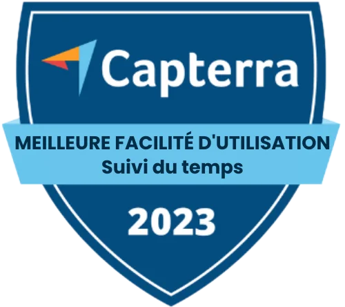 Capterra - Best Ease of Use (Time Tracking) 2023 Capterra - Best Ease of Use (Time Tracking) 2023