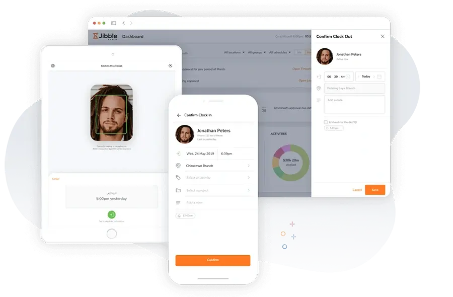 Rastreamento de tempo e dados sincronizados em qualquer dispositivo