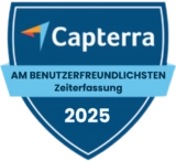 Capterra - Best Ease of Use (Time Tracking) 2025