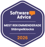 software advice - most recommended - time clock 2026