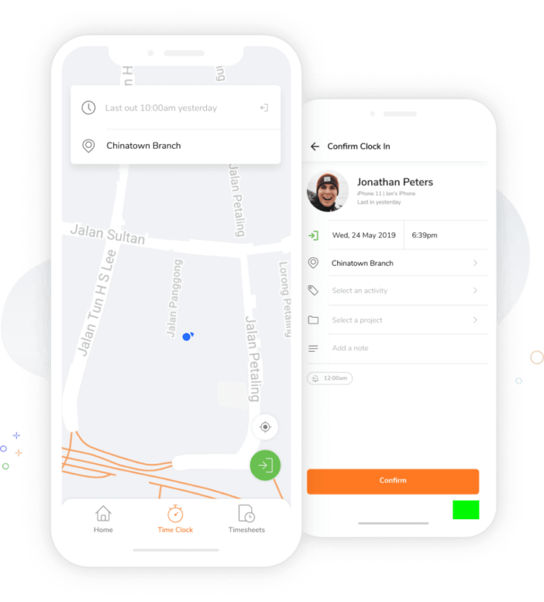 Logiciel de gestion du temps et des présences avec GPS