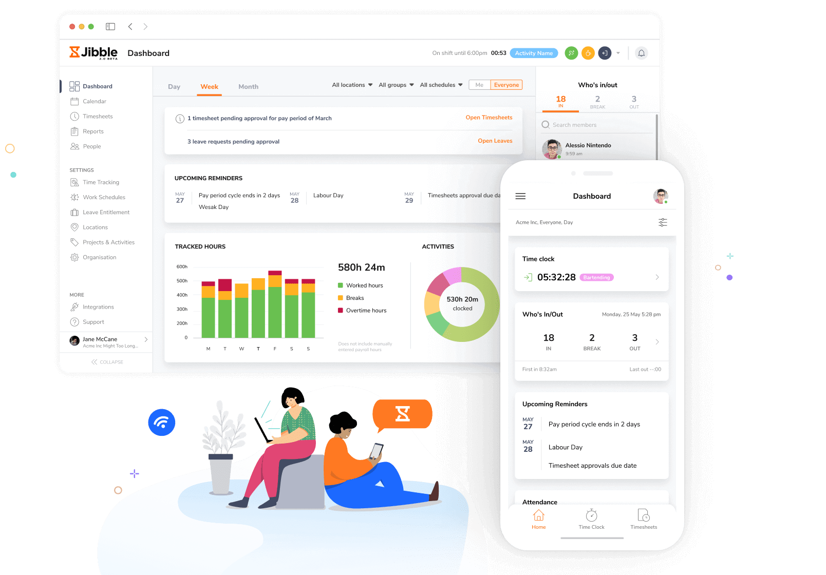 100 FREE Time Clock Software Jibble™