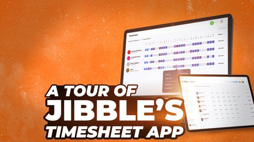 Tour of Jibble's timesheet software