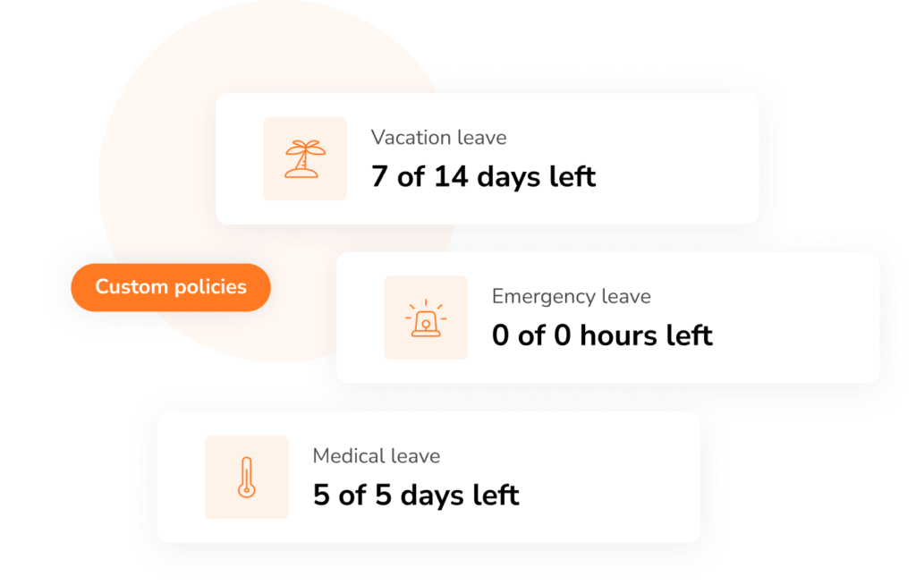 Making custom leave policies