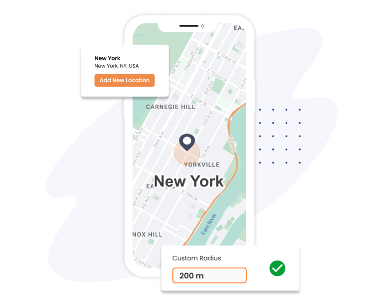 Mobile new location for timesheets