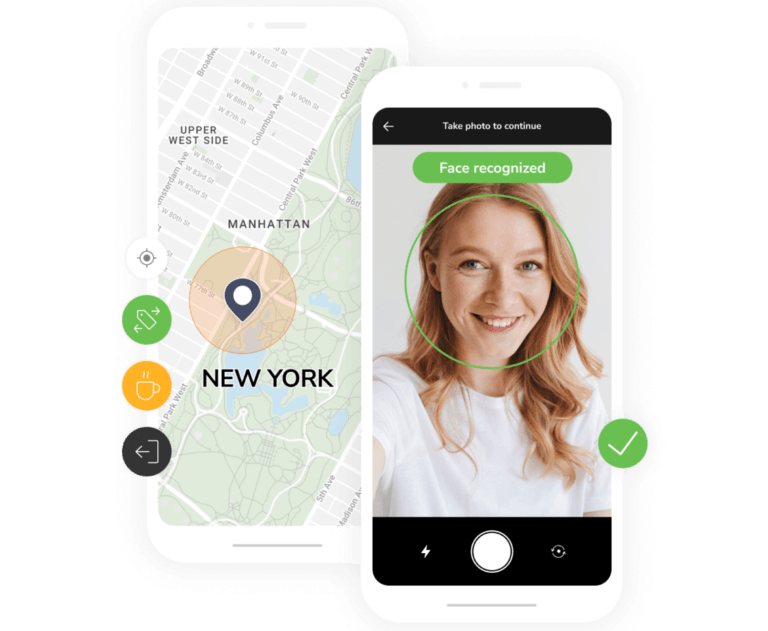 Time tracking via facial recognition in New York