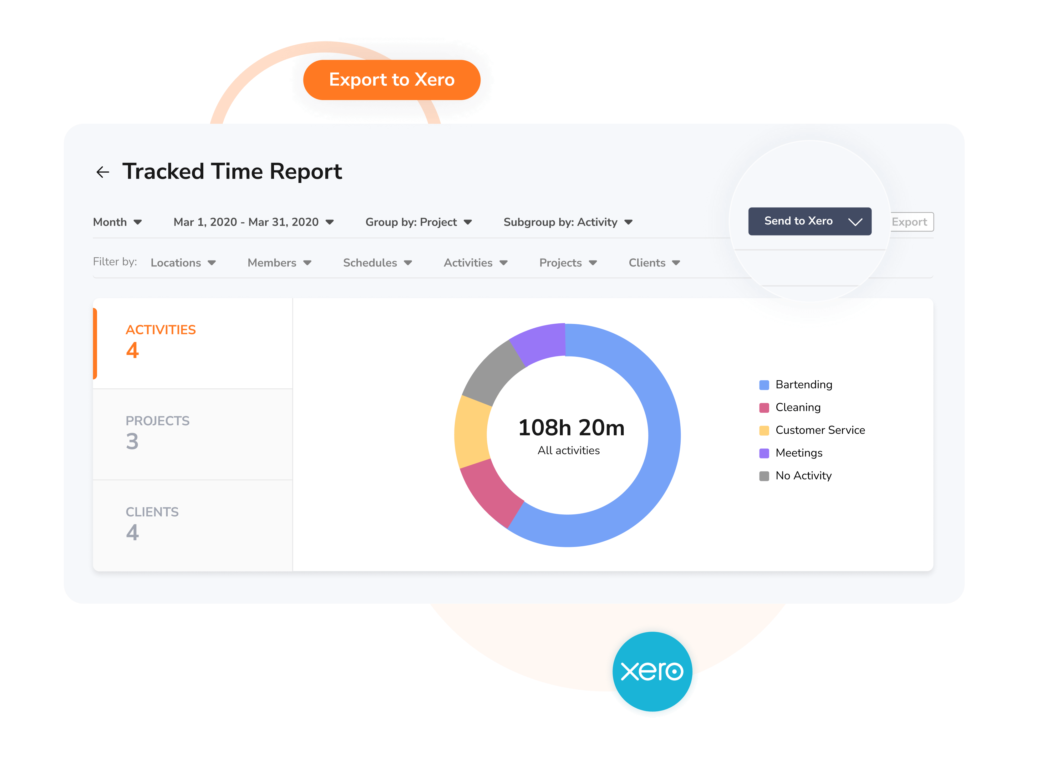 100 FREE Xero Time Tracking Jibble™