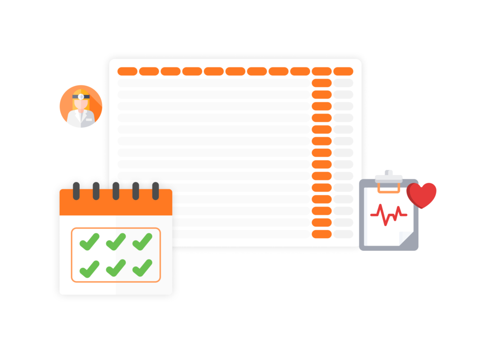 Healthcare timesheet, medical timesheet