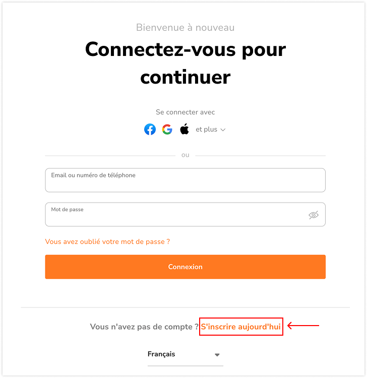 S'inscrire