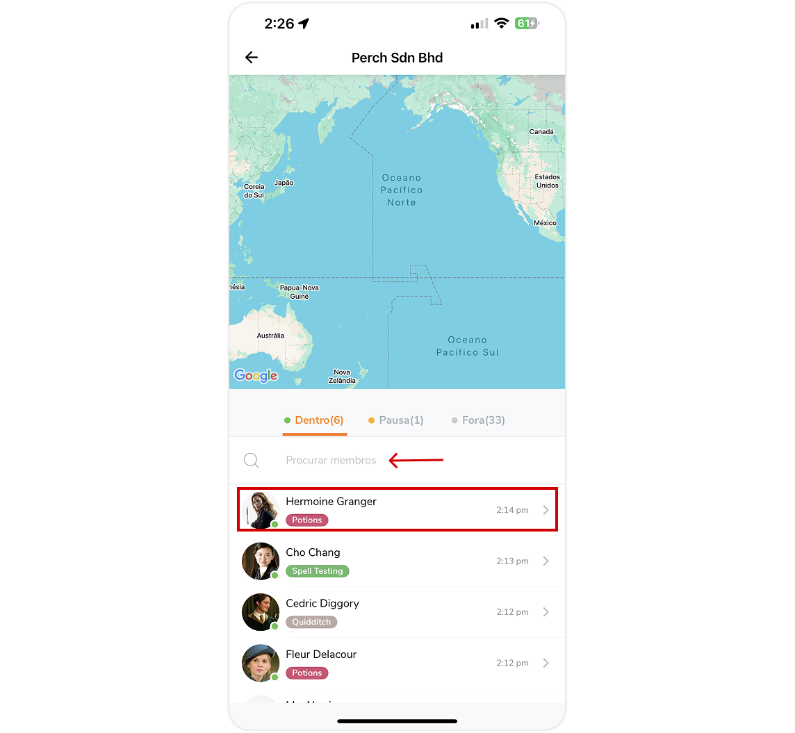 Rastreamento de Localização em tempo real