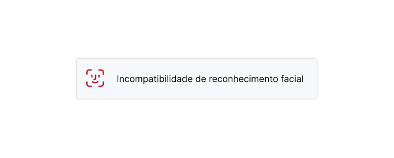 Incompatibilidade no reconhecimento facial