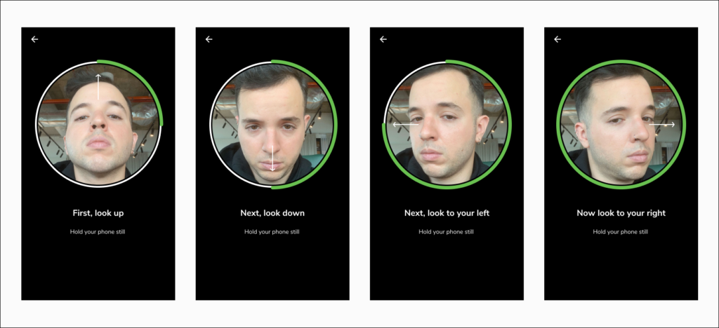 Setting up face data for facial recognition