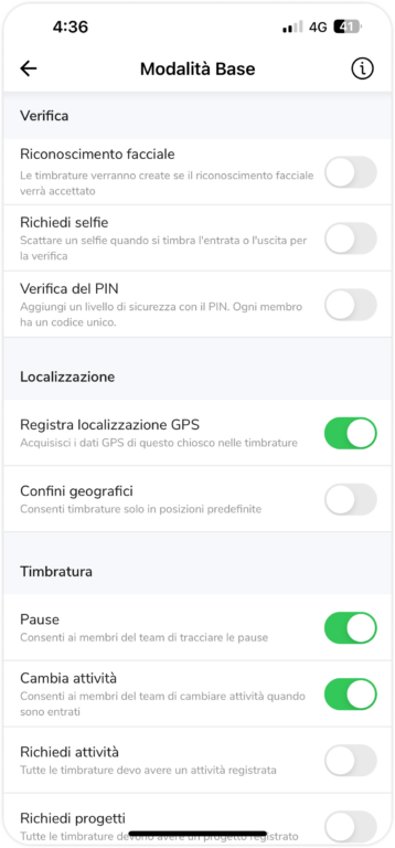 Basic Mode on kiosk
