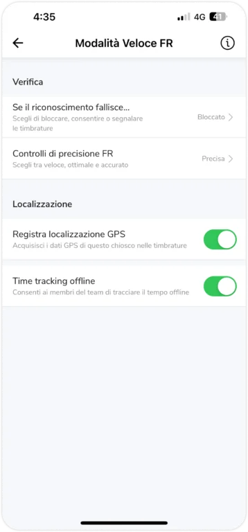 Speed FR Mode on kiosk