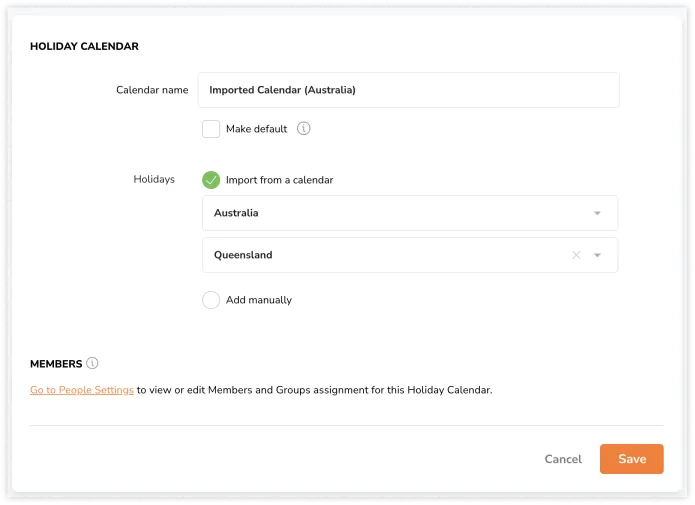 Mengimpor kalender dari Google