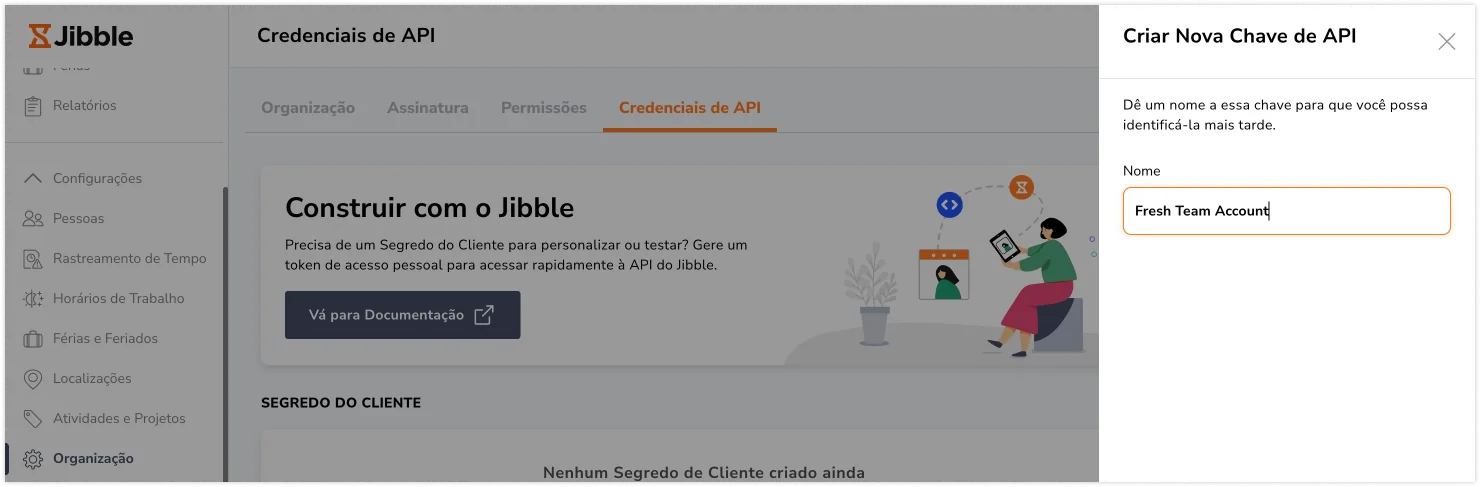 Conectar o Freshteam ao Jibble