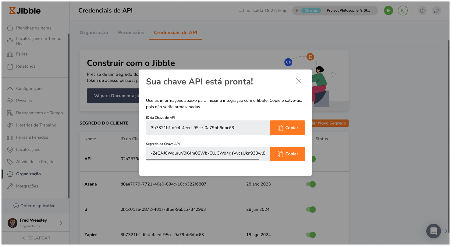 Conectar o Zapier com o Jibble