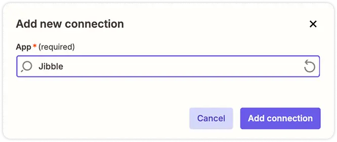 Buscando Jibble para vincularlo con Zapier