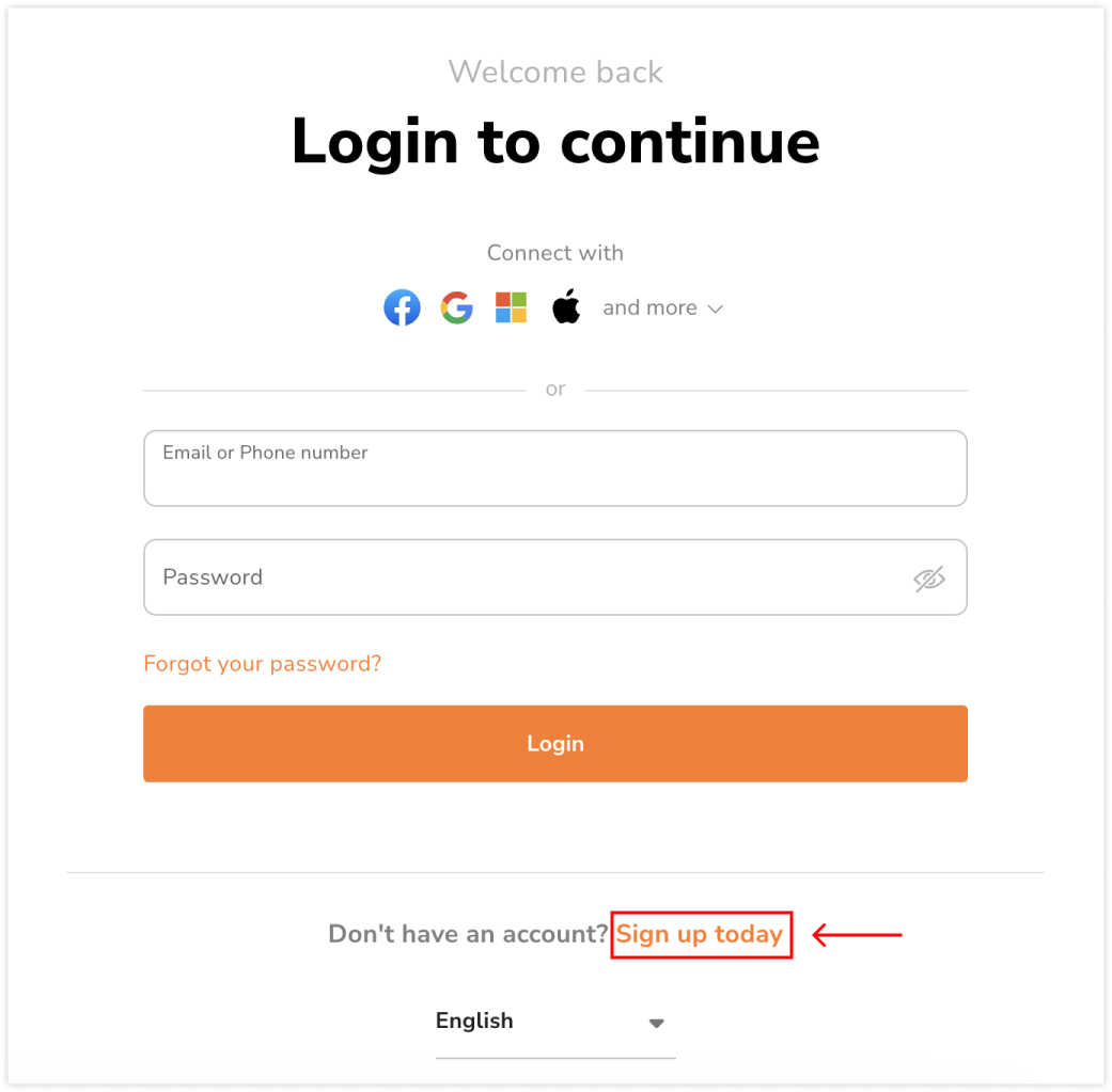 Mendaftar ke Jibble di web