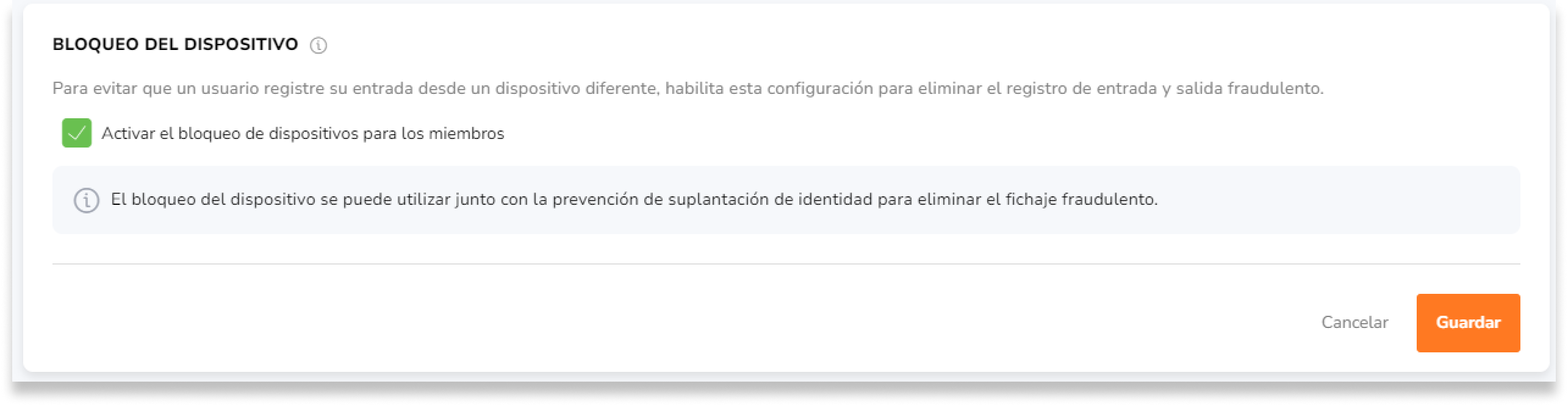 Ve a la sección Bloqueo de dispositivo y haz clic en el icono del lápiz para editarlo.