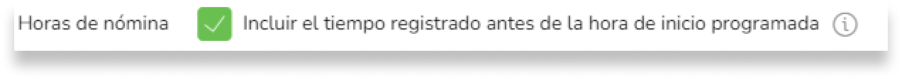 Horas de nómina