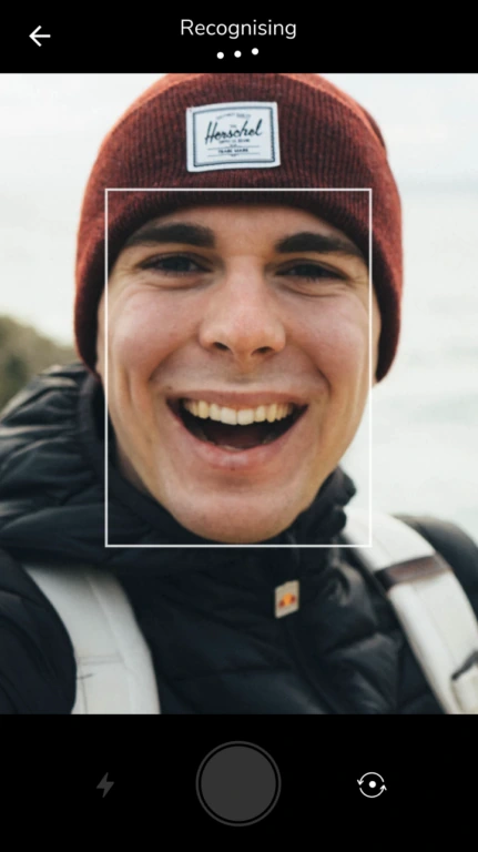 Facial recognition ongoing