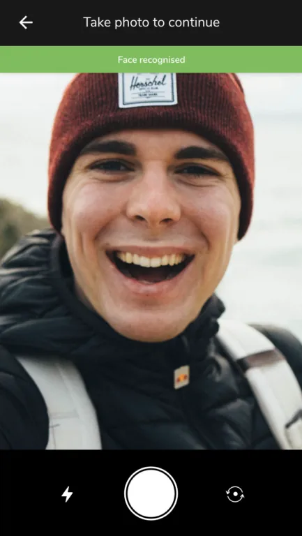 Facial recognition complete