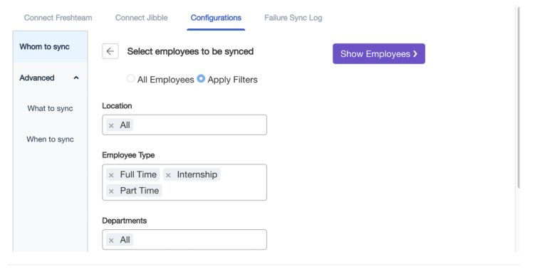 Jibble Sync your Freshteam employees