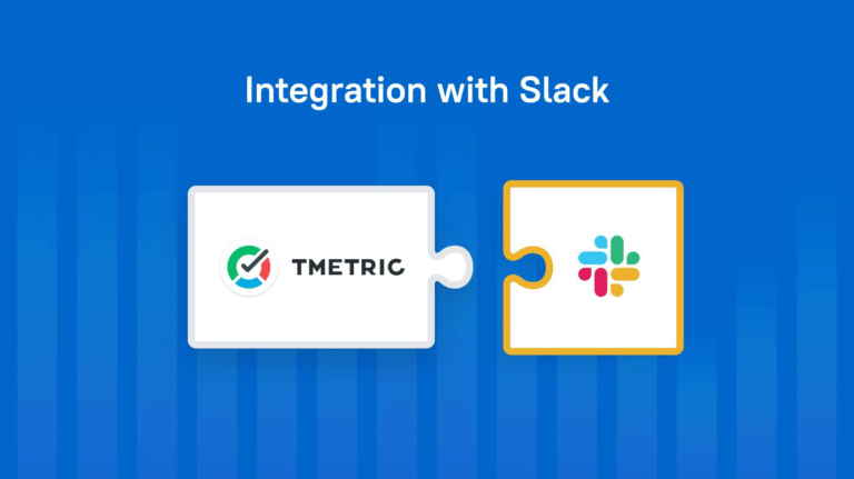 TMetric and Slack logo