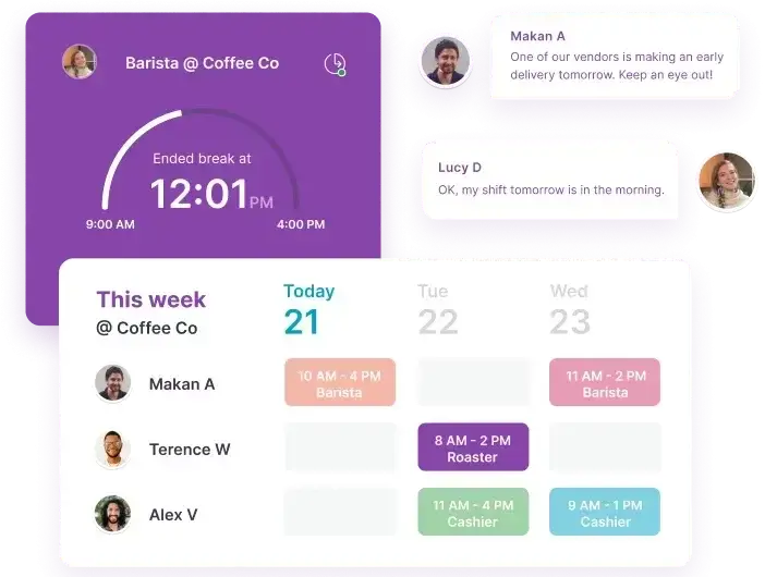 Homebase time tracking software