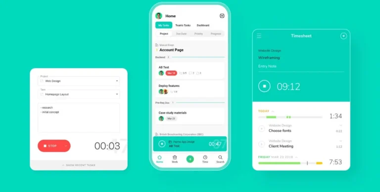 Panel de control de Paymo