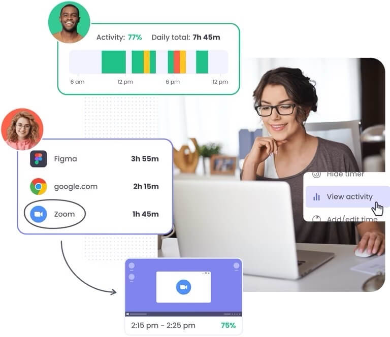 Traqq timer, and other applications