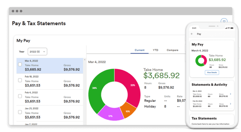 Visualizing Pay and Tax Statement 