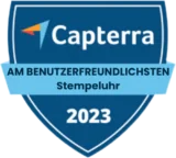 Capterra - Best Ease of Use (Time Clock) 2023 Capterra - Best Ease of Use (Time Clock) 2023