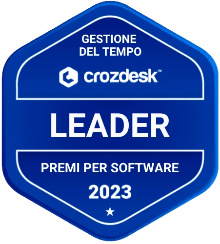 Crozdesk – Premi per Software, Leader (Gestione del Tempo) 2023 - nuovo Crozdesk – Premi per Software, Leader (Gestione del Tempo) 2023 - nuovo